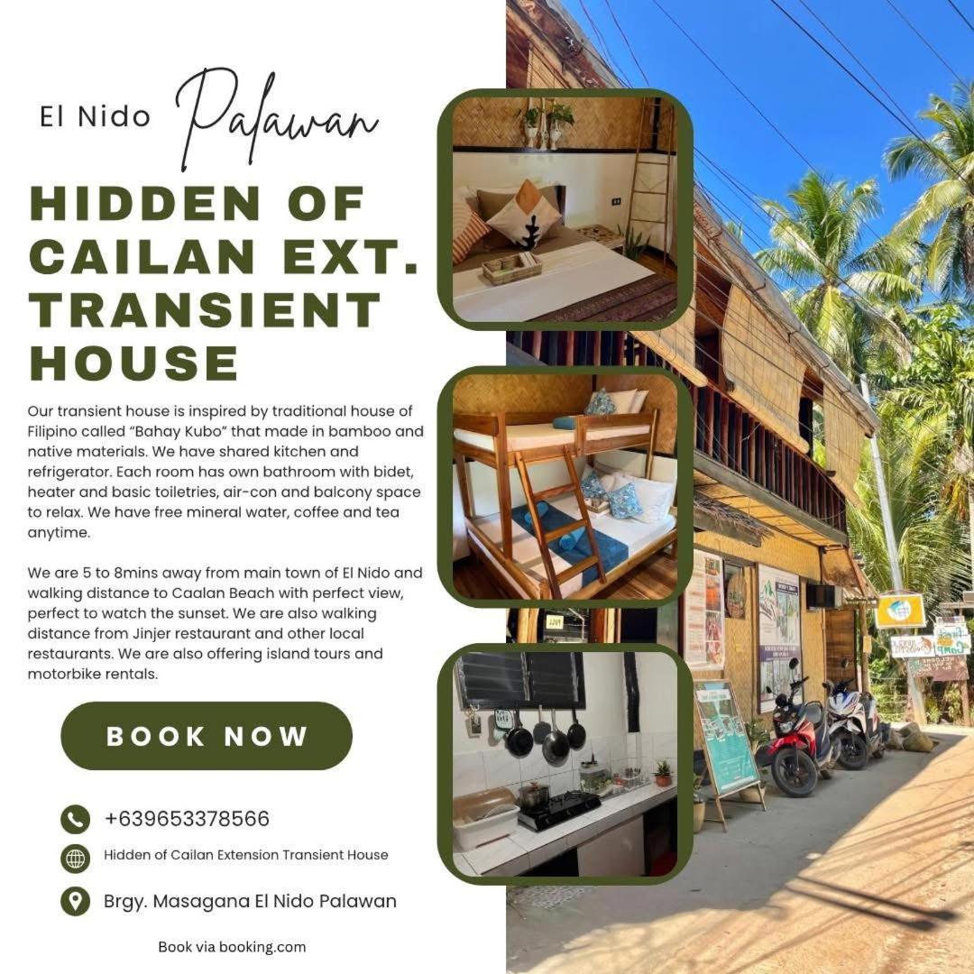 Hidden Of Cailan Extension Transient House El Nido Eksteriør bilde